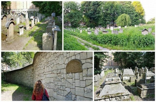 el cementerio Remuh barrio judío de Cracovia