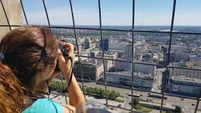 vistas desde el mirador - Palacio de la Cultura y la Ciencia Varsovia
