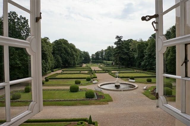 jardines palacio de Kozłówka