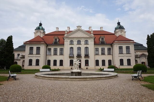 fachada trasera palacio de Kozłówka