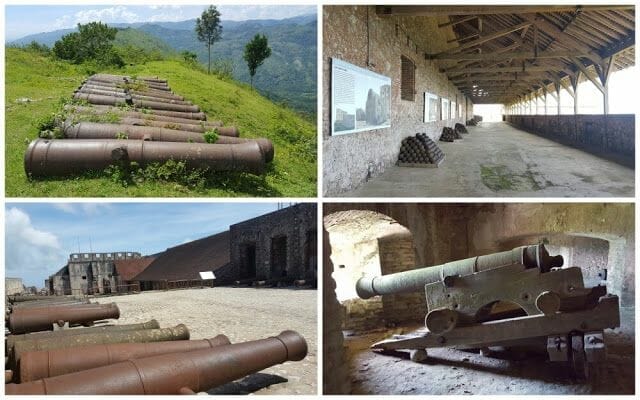 cañones de la Citadelle laferrière de Haití