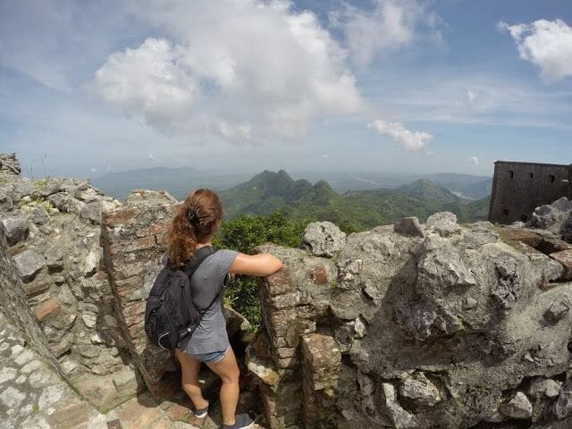 vista desde Citadelle laferrière de Haití