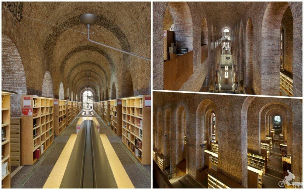 Biblioteca de la Universidad Pompeu Fabra - lugares poco turísticos de Barcelona