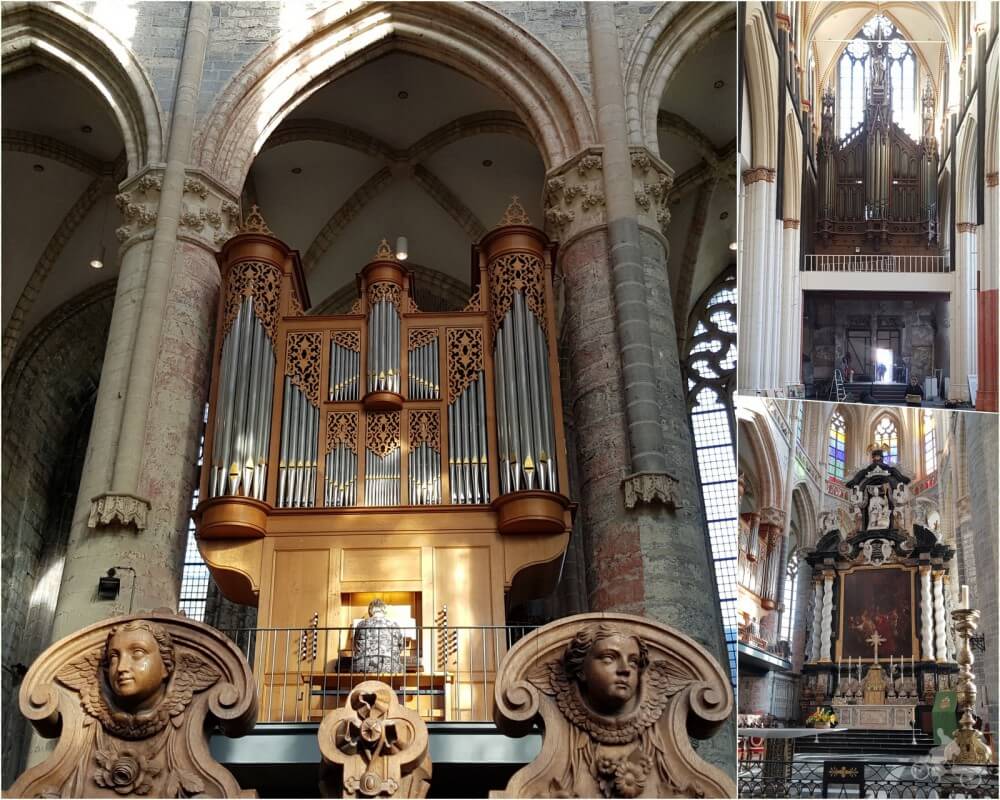 iglesia san nicolas por dentro organo