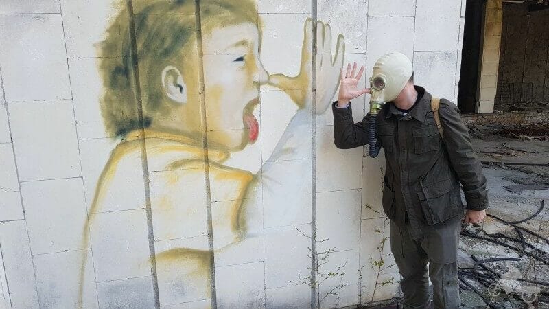 grafittis pripiat chernobyl