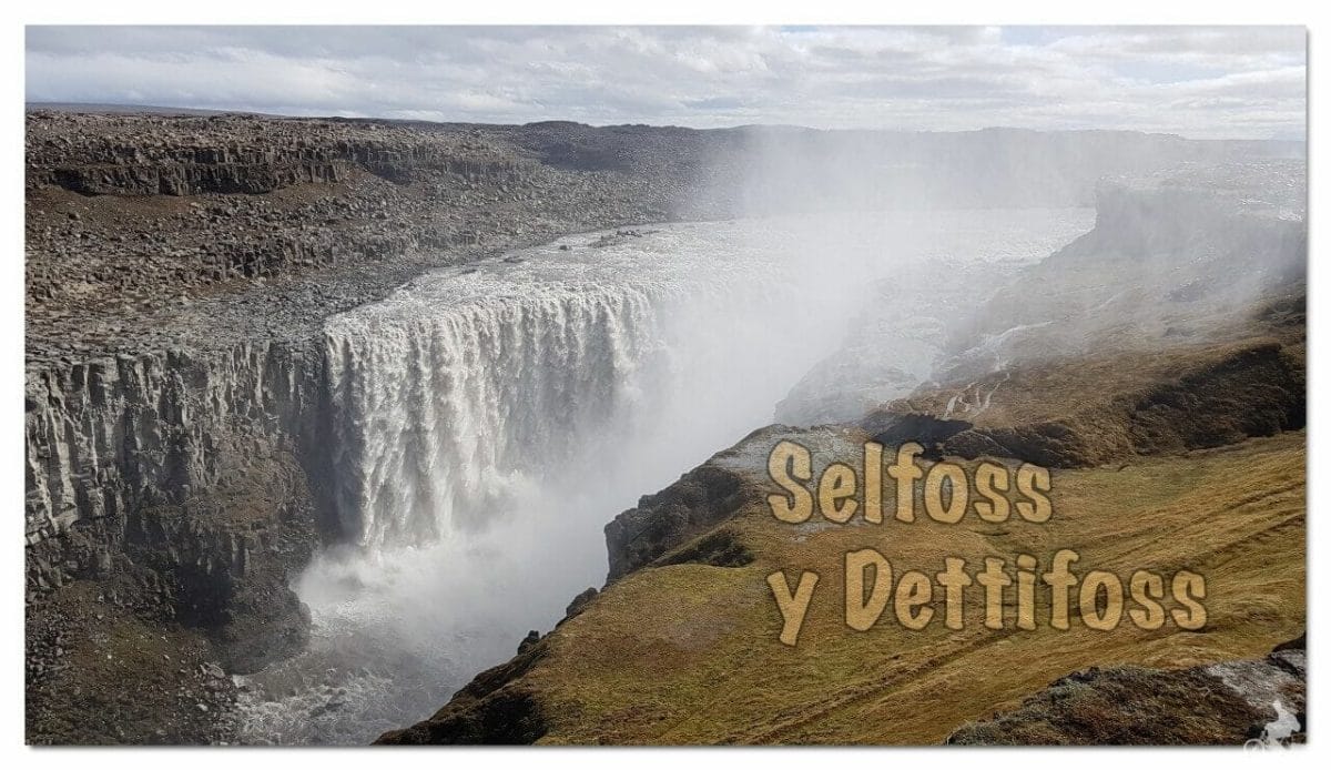 cascadas de Islandia detitfoss y selfoss