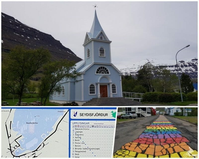 iglesia azul seydisfjordur
