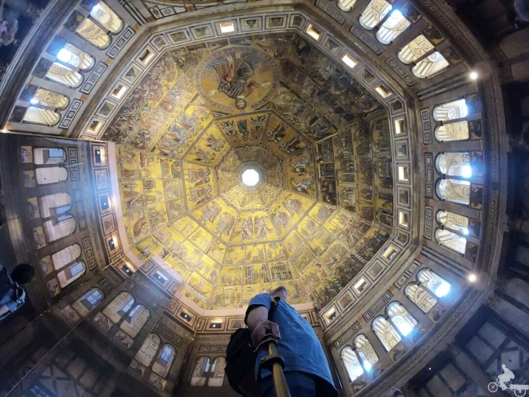 mosaicos cúpula del Baptisterio de Florencia