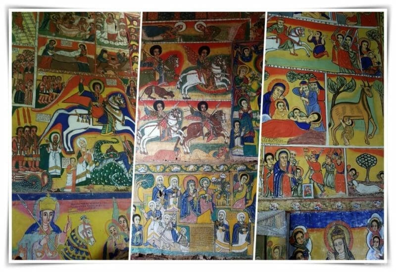 pinturas Monasterio de Ura Kidane Mere