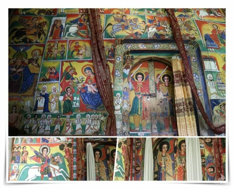 pinturas monasterio lago tana