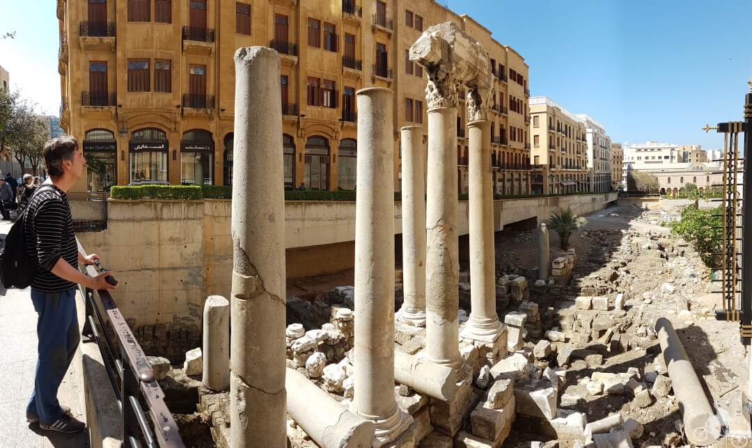 ruinas romanas beirut libano