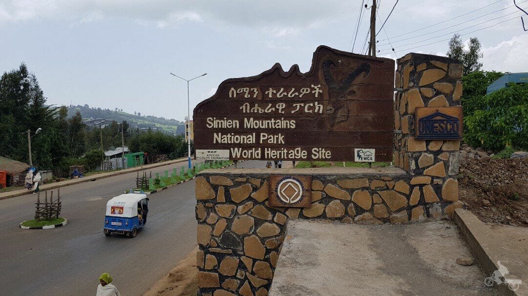 entrada parque nacional de simien