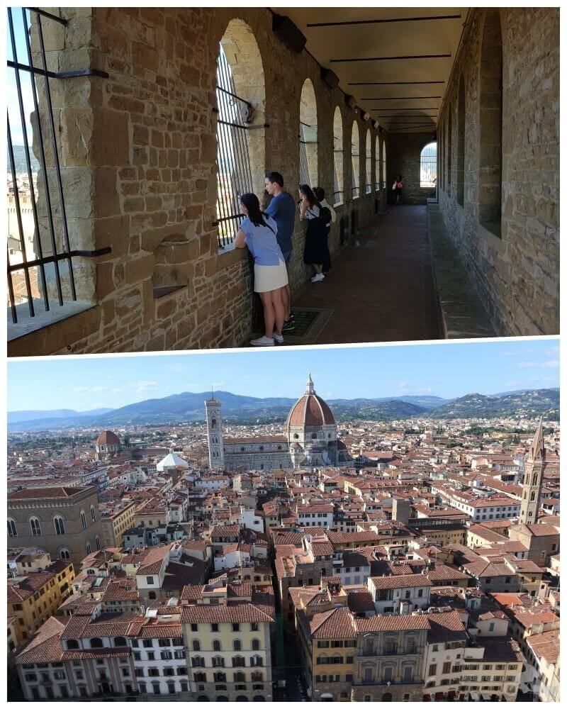 vistas desde la torre arnolfo en el palazzo vecchio