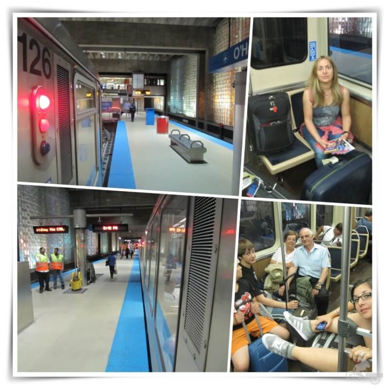 estacion metro cta aeropuerto chicago