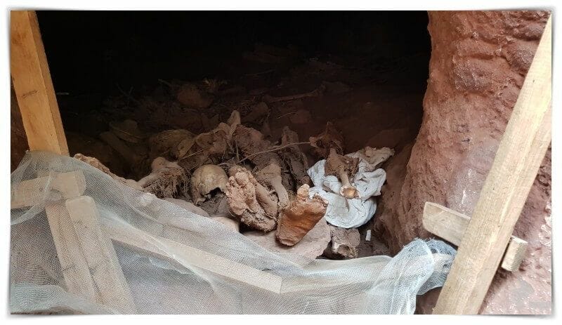 muertos cadaveres momificados enterrados lalibela