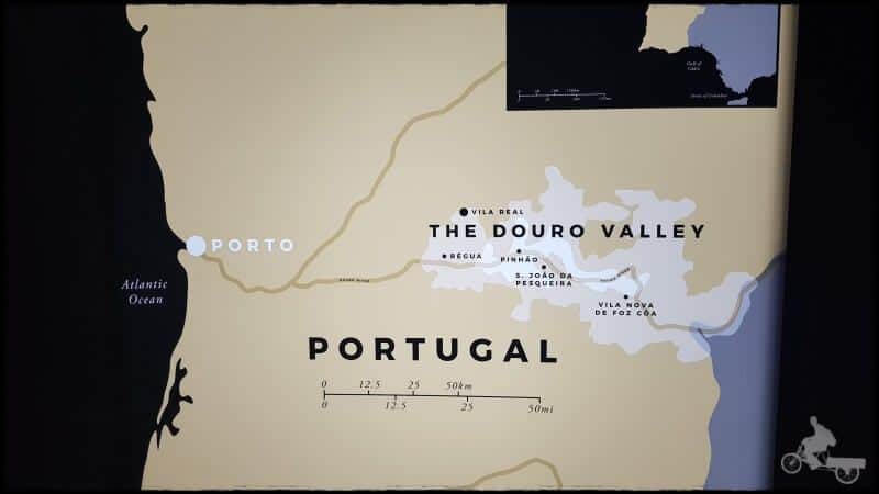 valle duero oporto vinos mapa