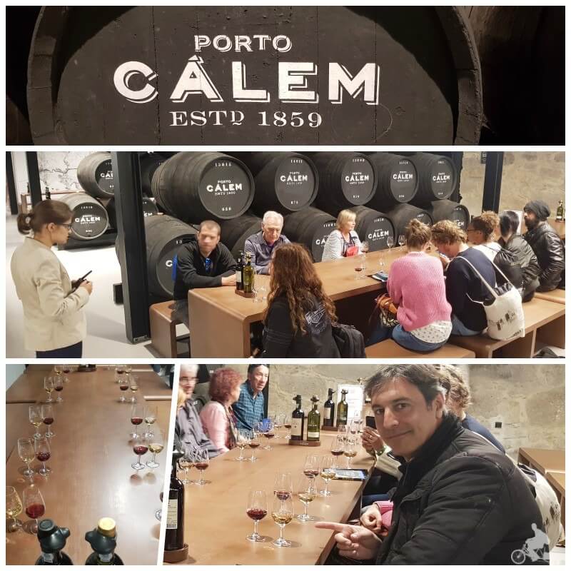 degustacion de la bodega calem - visitar una bodega de vino de Oporto