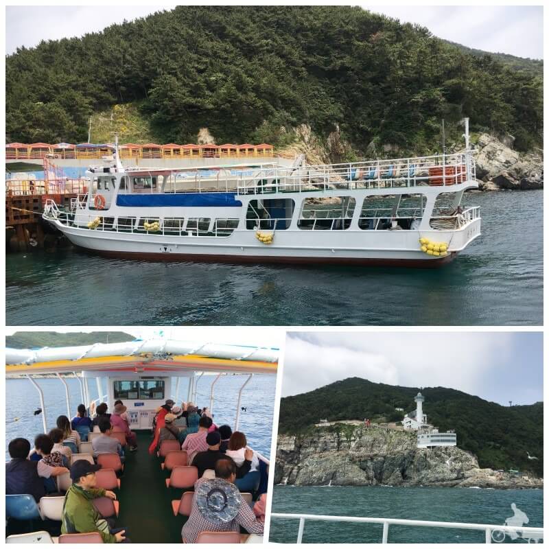 Taejongdae -paseo en barco por busan