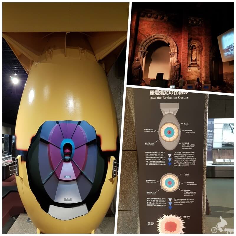 interior museo bomba atomica - qué ver en Nagasaki en un día
