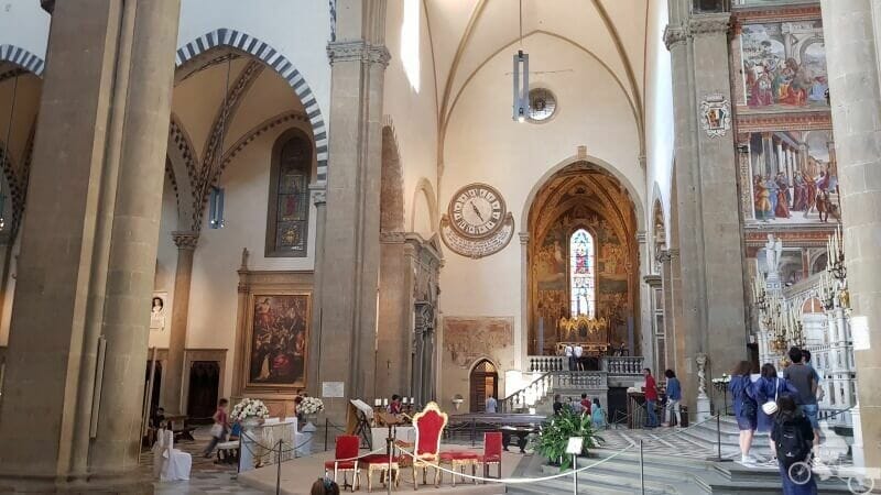 interior-basilica santa maria novella