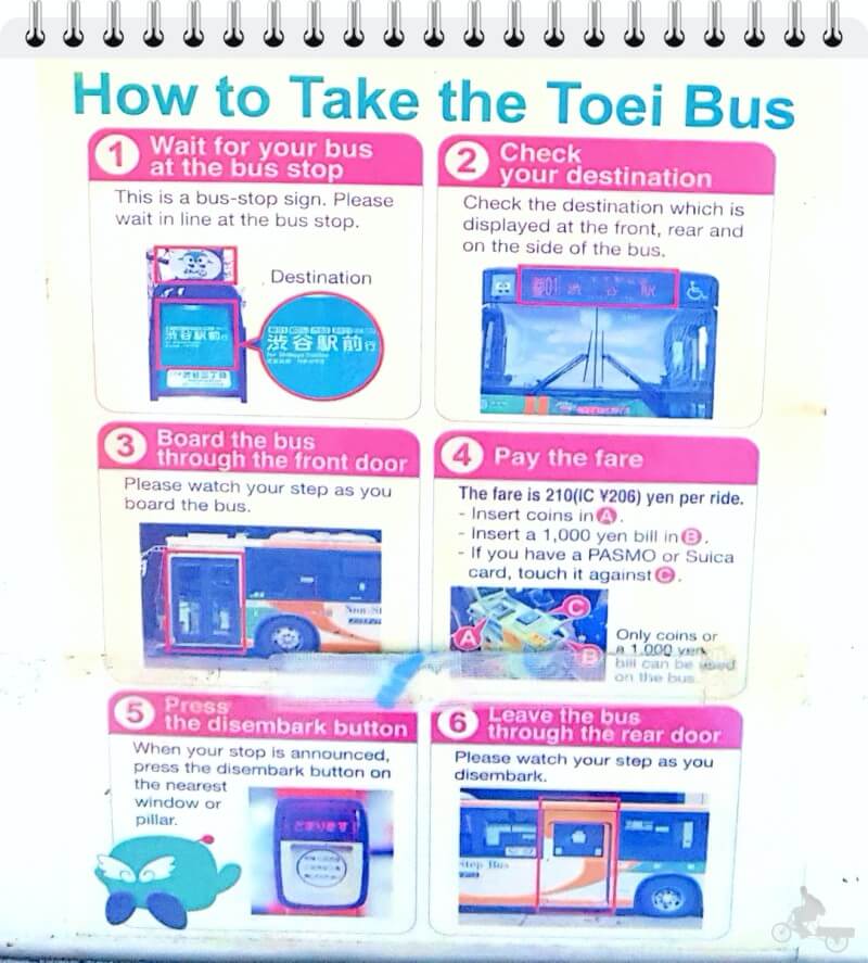 consejos uso bus tokio