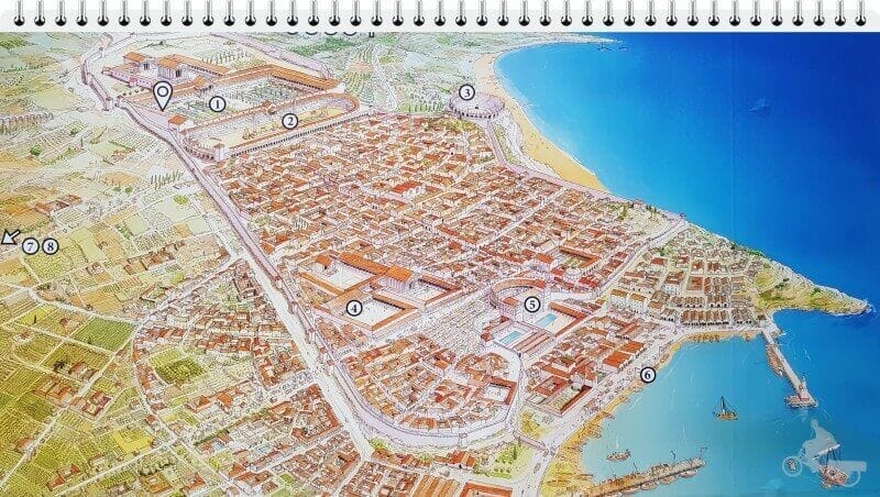 mapa tarraco romana