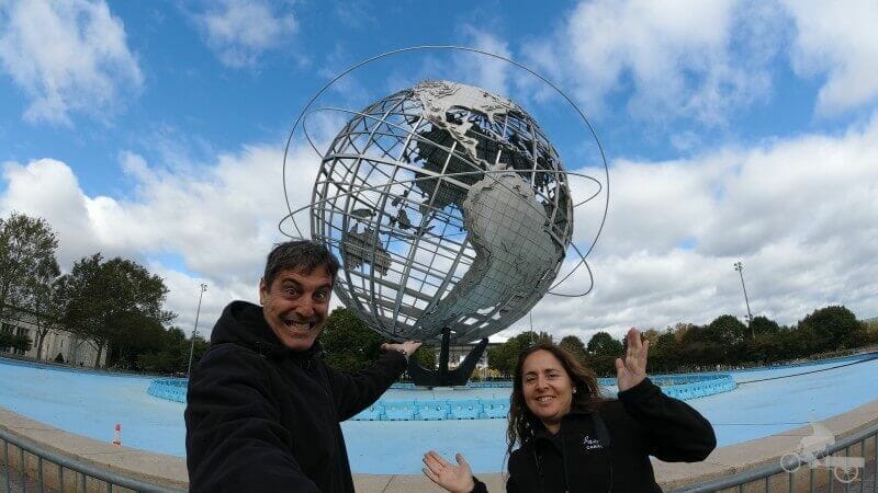 Unisphere (la gran bola del mundo en Nueva York