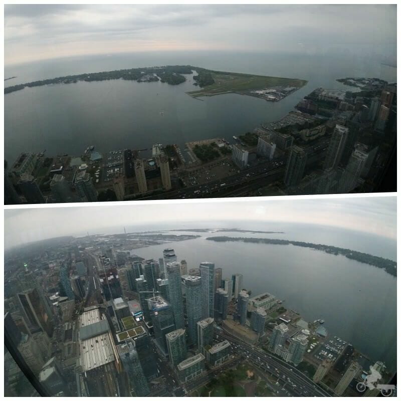 vistas desde la torre de Toronto 