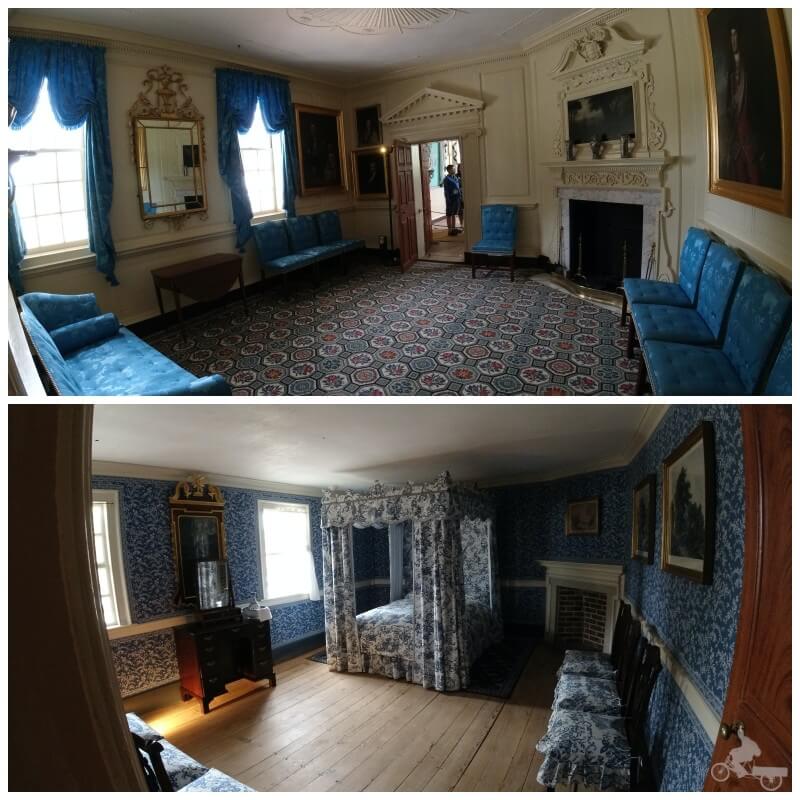 interior casa George Washington - visitar Mount Vernon