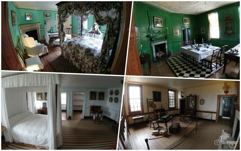 interior casa George Washington - visitar Mount Vernon