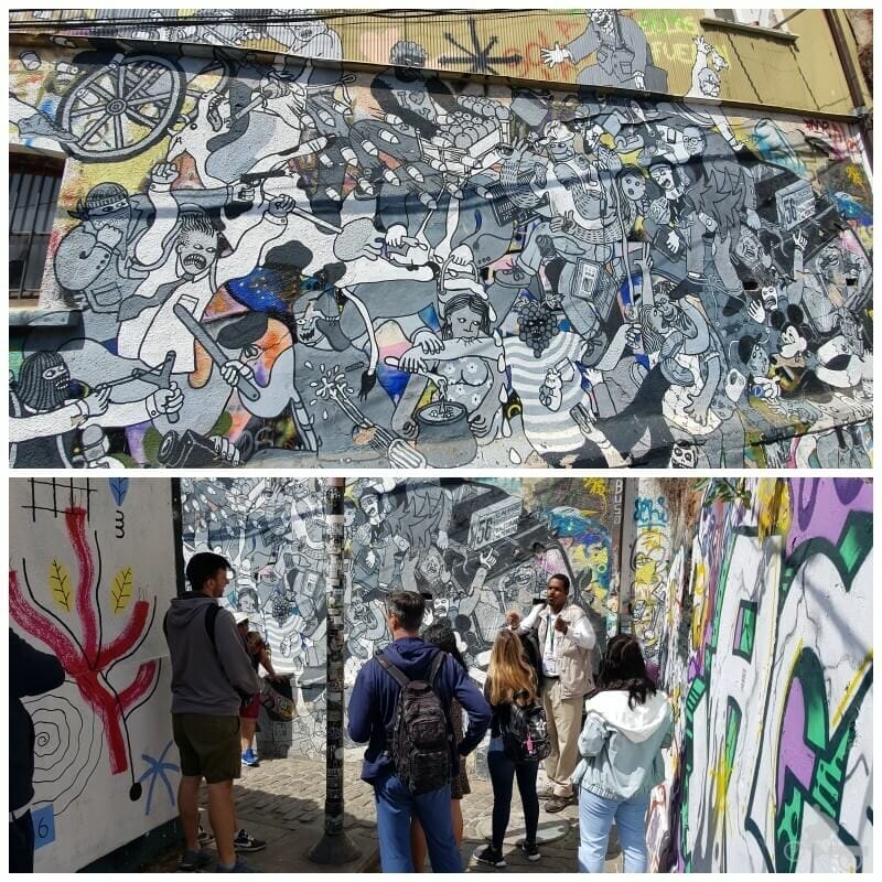 graffitis de Valparaíso