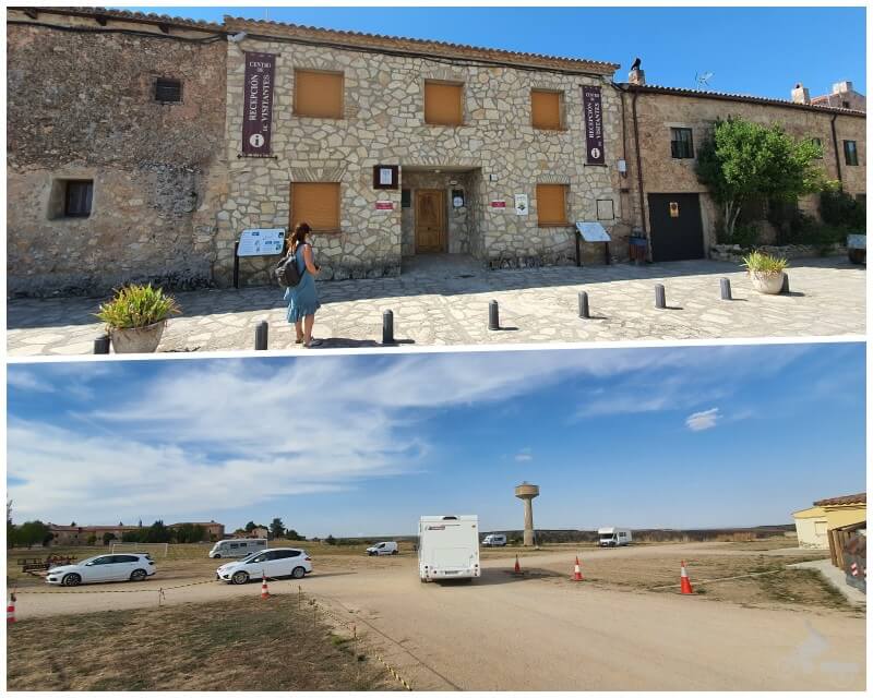 oficina de turismo y aparcamiento en Medinaceli