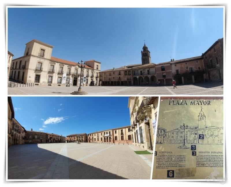 Plaza Mayor de Medinaceli y palacio ducal