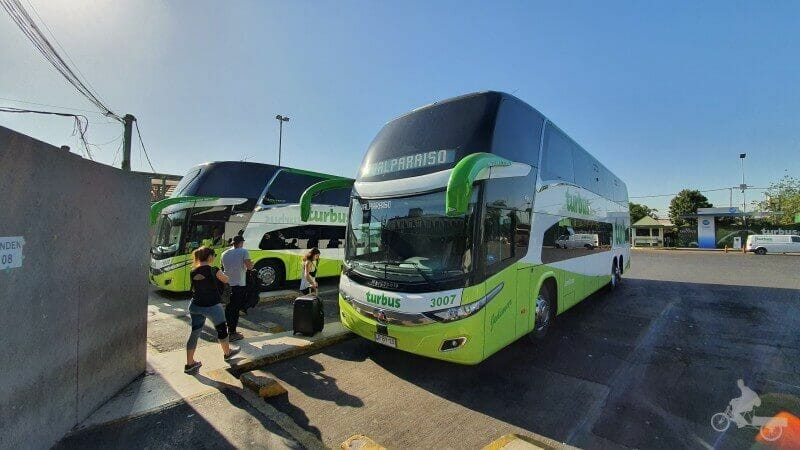 compañía Turbu buses de Santiago de Chile