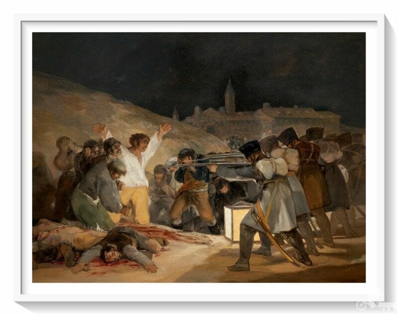 fusilamientos del 3 de mayo de Madrid de Goya