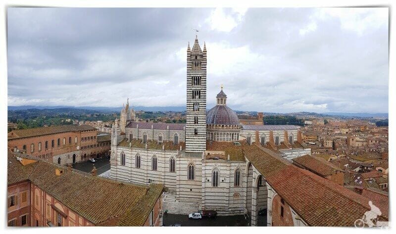 catedral de Siena desde el panorama