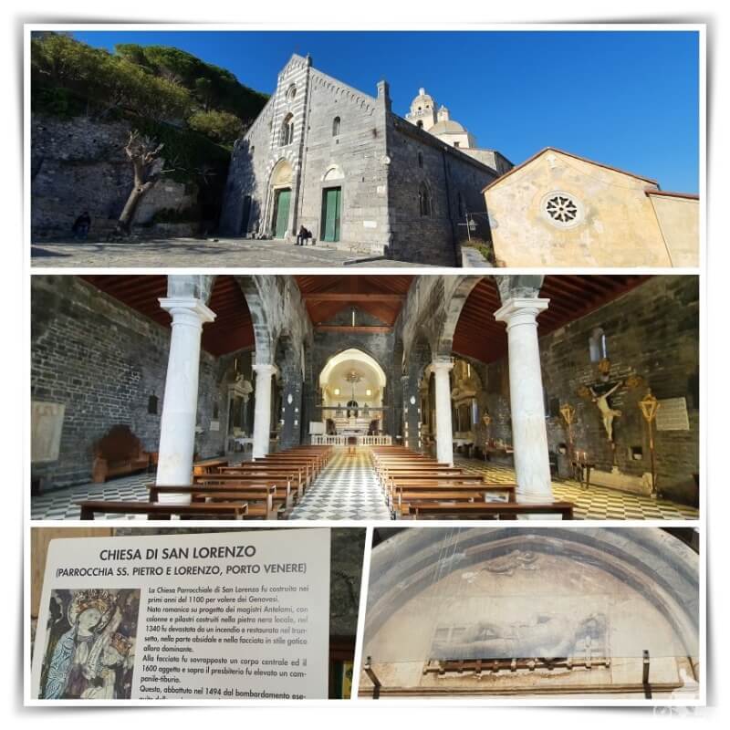 iglesia san lorenzo - que ver en Portovenere