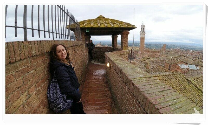 terraza del facciatone de la catedral de Siena