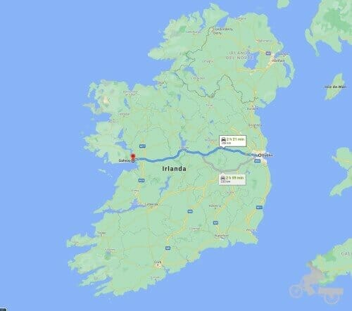 cómo llegar a Galway desde Dublin