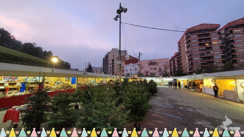 mercadillo de Navidad en Lleida