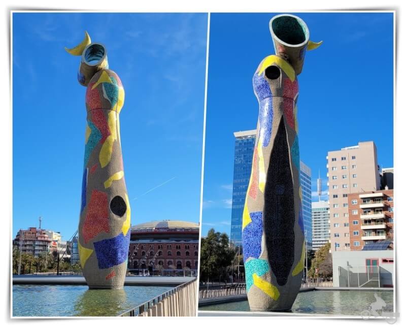 Dona i ocell de Joan Miró