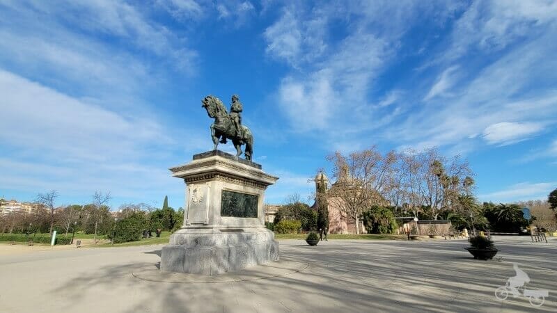 parque ciutadella estatua general Prim