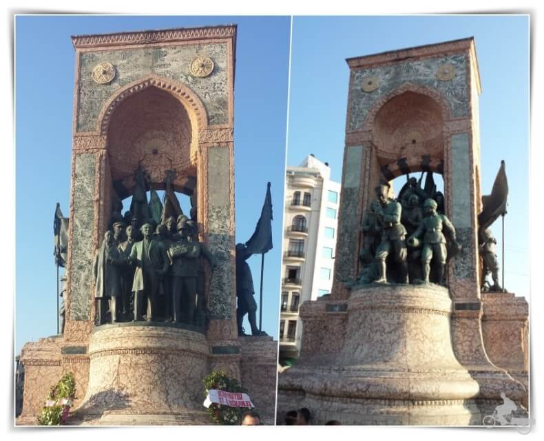 Monumento a la Independencia en plaza Taksim