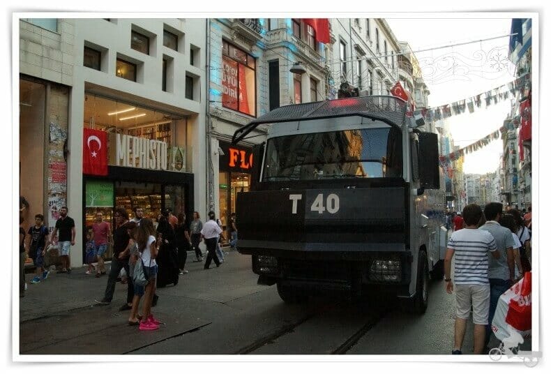 policía antidisturbios de Estambul