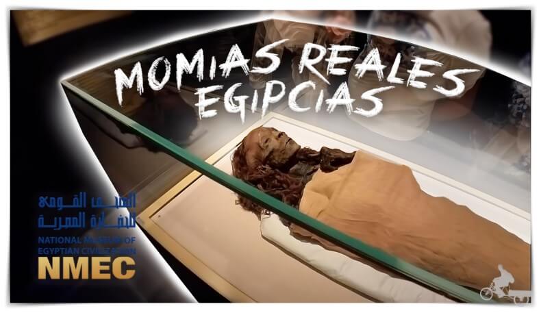 Momias egipcias reales del museo NMEC en el Cairo