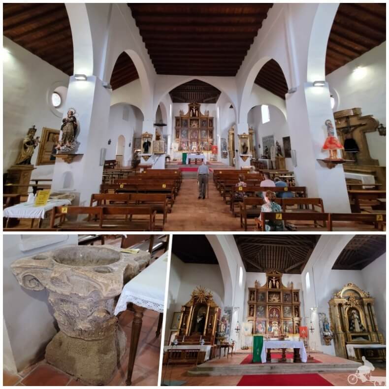 interior de la iglesia de Santa María de Los Alcázares