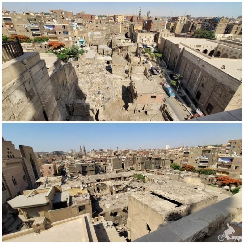 casas en ruinas de El Cairo
