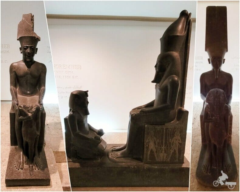 estatuas de Horenheb museo de Luxor
