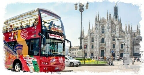 bus turistico de Milán