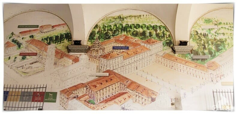 plano Palacio Real de Turín